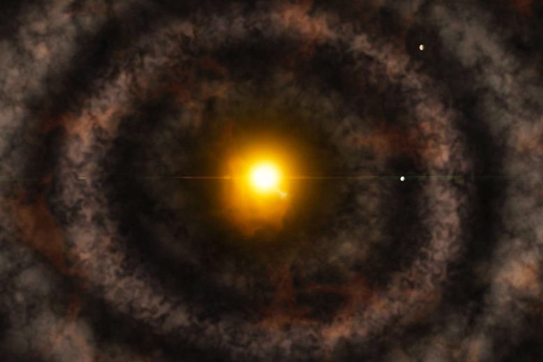 Mysterious Gap Solar System’s Protoplanetary Disk
