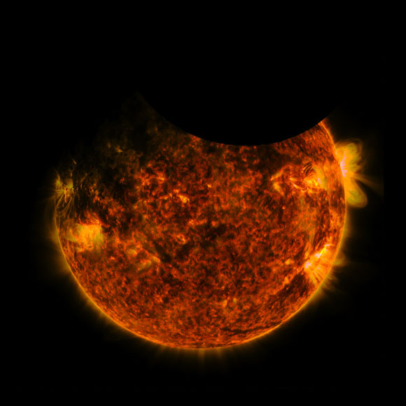 NASA’s SDO Views a Double Eclipse