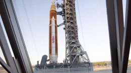 NASA Artemis I Rocket Transporter