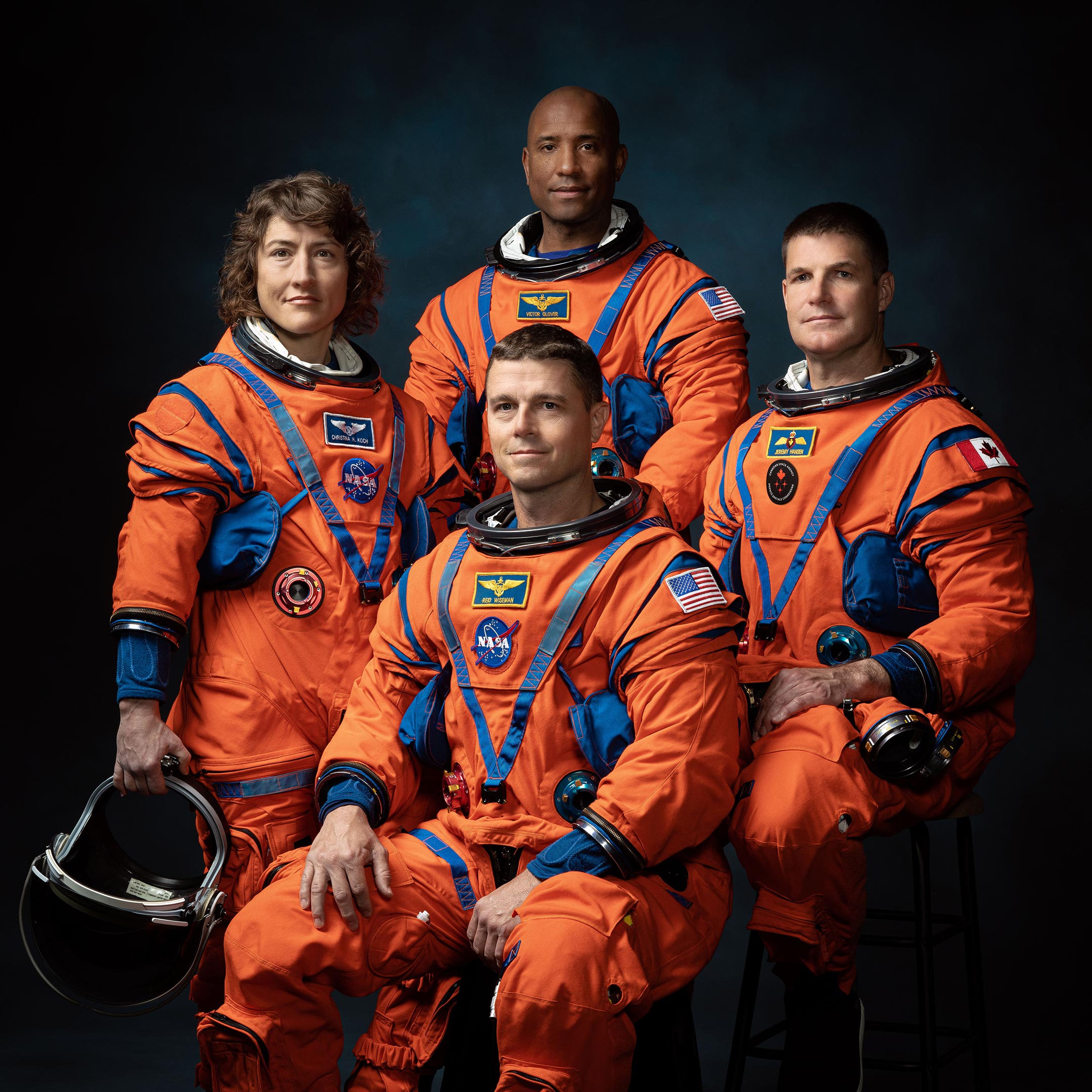 Conozca a los astronautas principales del Artemis II de la NASA