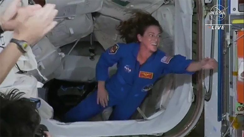 NASA Astronaut Nicole Mann Enters Space Station
