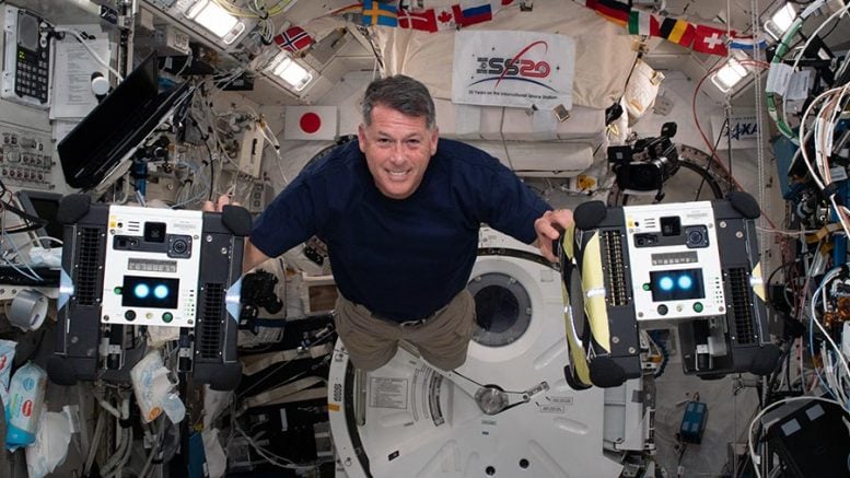 NASA Astronaut Shane Kimbrough Inside Kibo Laboratory Module