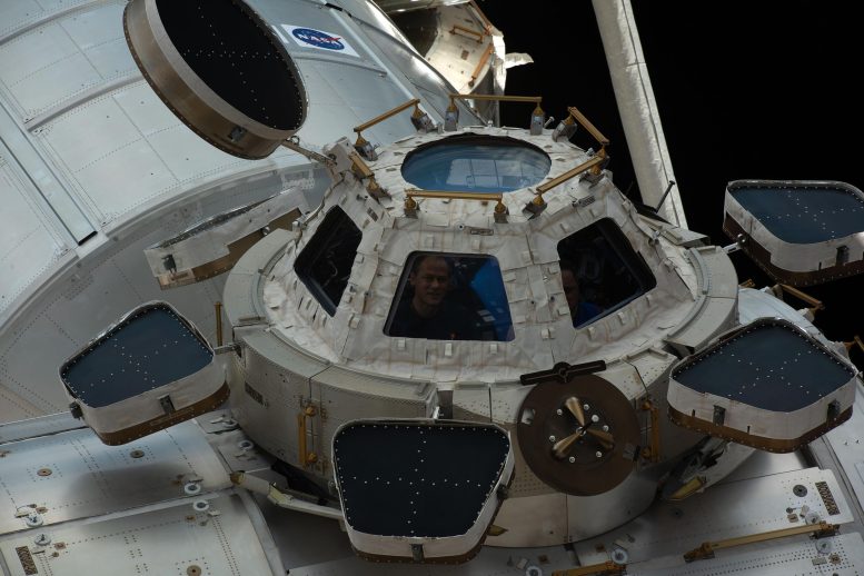 NASA Astronaut Thomas Marshburn Space Station Cupola
