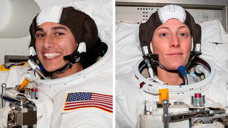 Los astronautas de la NASA Jasmin Moghbeli y Loral O'Hara