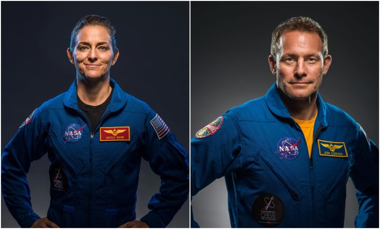 NASA Astronauts Nicole Mann and Josh Cassada
