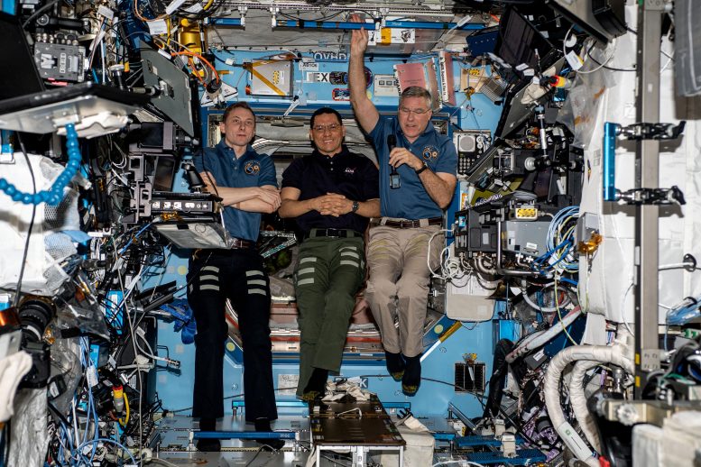 NASA Astronauts Woody Hoburg, Frank Rubio, and Stephen Bowen