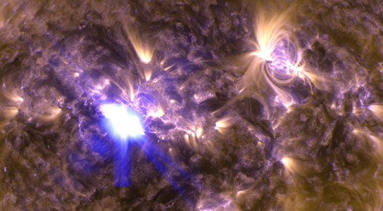 NASA Captures Image of an M Class Flare