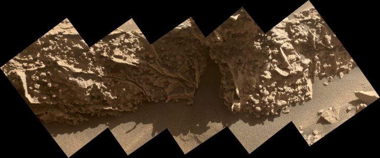 NASA Curiosity Mars Rover Bumpy Nodules