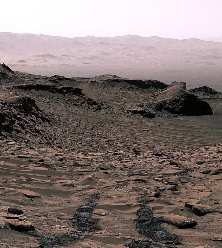 NASA Curiosity Mars Rover Tracks Ubajara