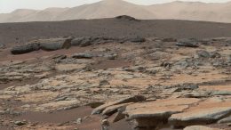 NASA Curiosity Mars Sedimentary Deposits in the Glenelg area of Gale Crater