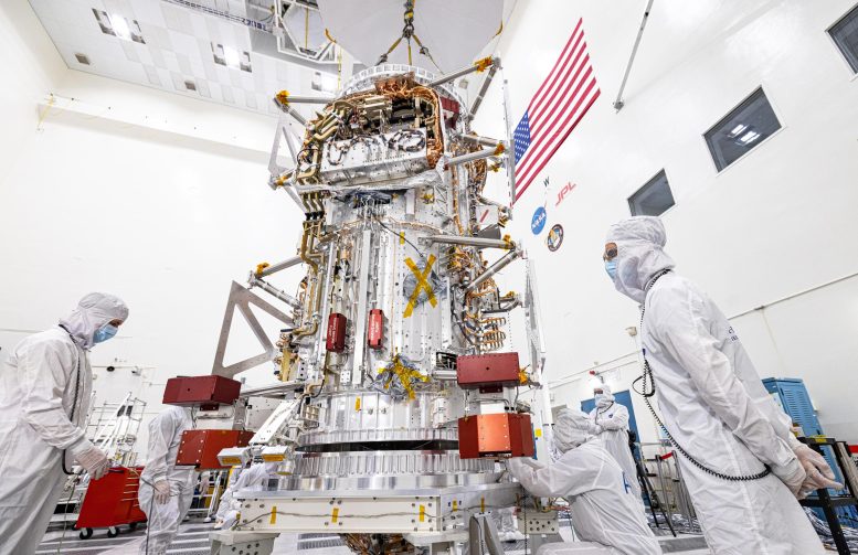 NASA Europa Clipper Spacecraft Clean Room JPL