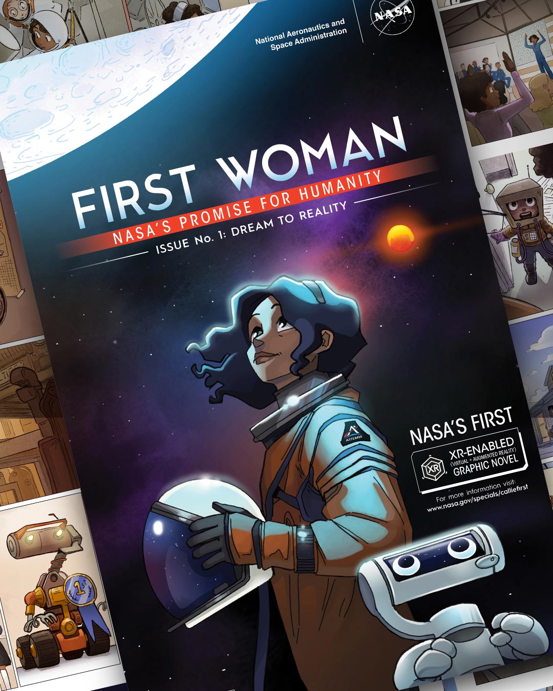 NASA Releases Interactive Graphic Novel “First Woman: NASA’s Promise for Humanity” thumbnail