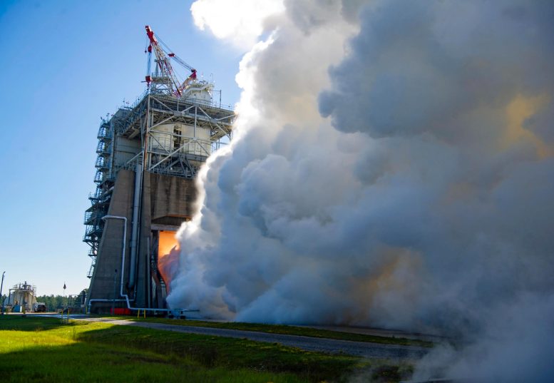 NASA Full Duration Hot Fire New RS 25 Certification Test Series