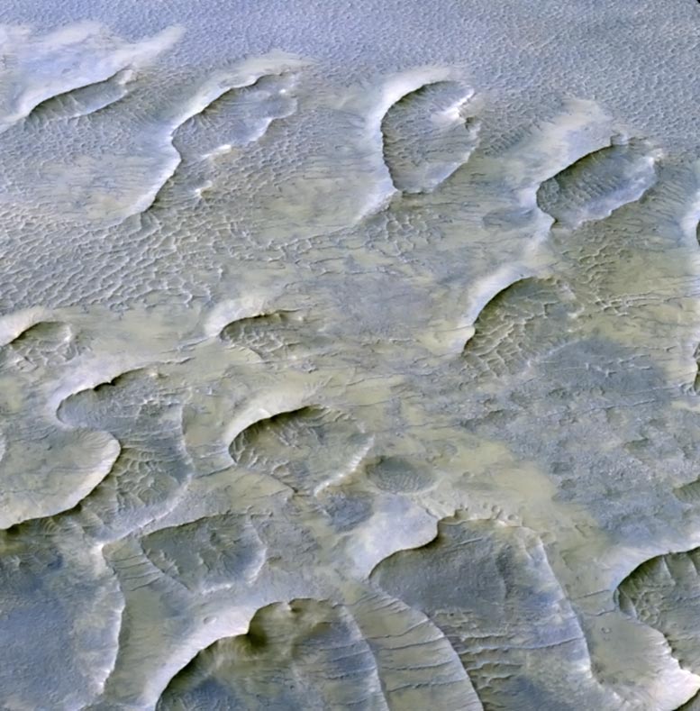 NASA HiRISE Dunes Melas Chasma Valles Marineris Mars
