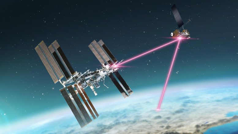 Charge utile ILLUMA-T de la NASA communiquant avec le LCRD