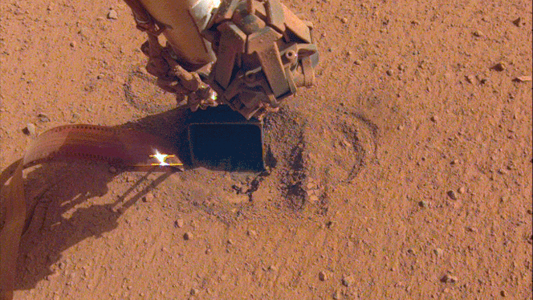At Last! NASA InSight's â€œMoleâ€ Is Out of Sight, Below the Surface of Mars - SciTechDaily