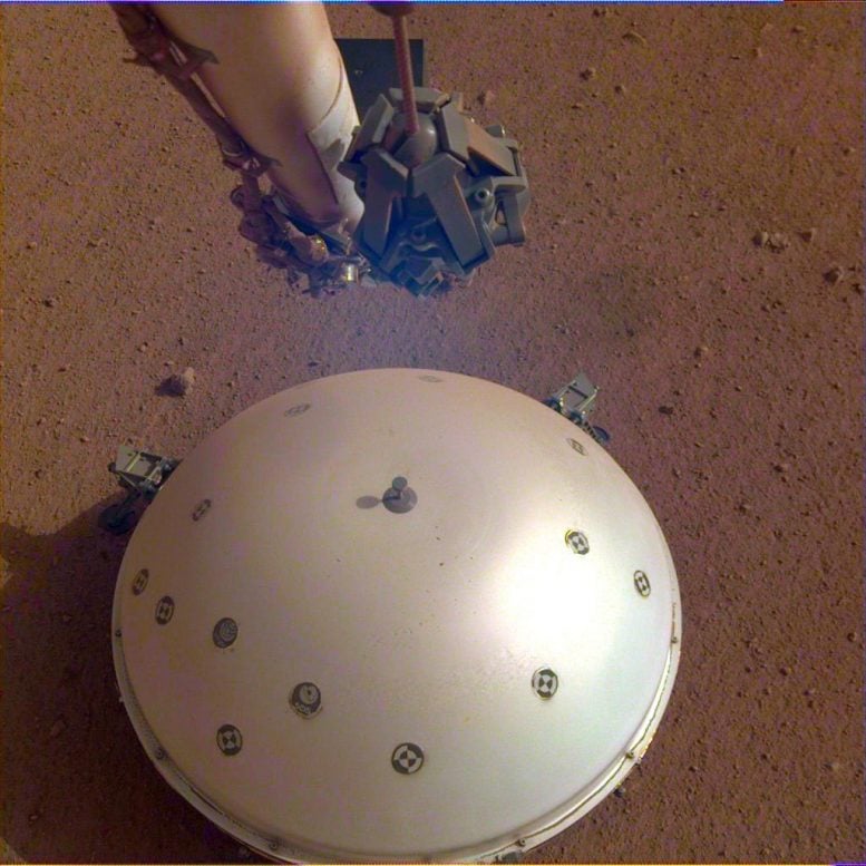 NASA InSight’s Domed Wind and Thermal Shield