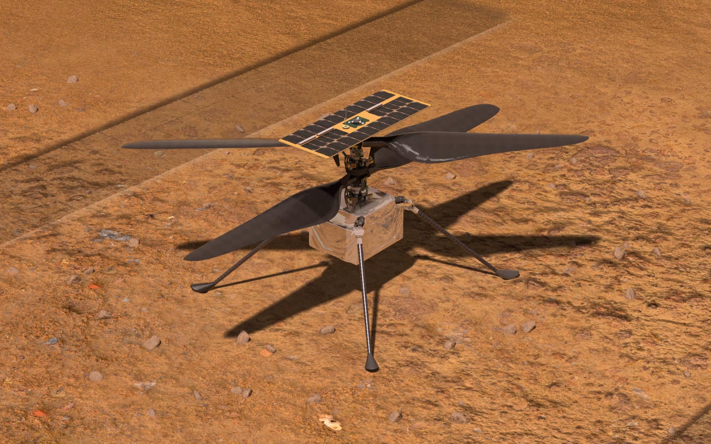 El innovador Mars Helicopter de la NASA finalmente llama a casa