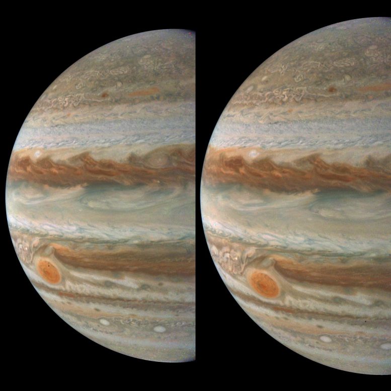 NASA Juno Jupiter 59th Close Flyby