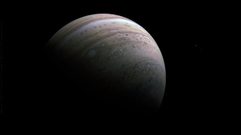 NASA Juno Jupiter Southern Hemisphere Io Europa