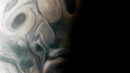 NASA Juno Mission Eerie “Face” on Jupiter Crop