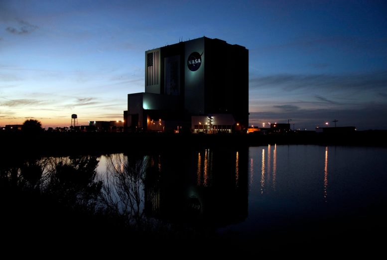 NASA Kennedy Space Center After Sunset
