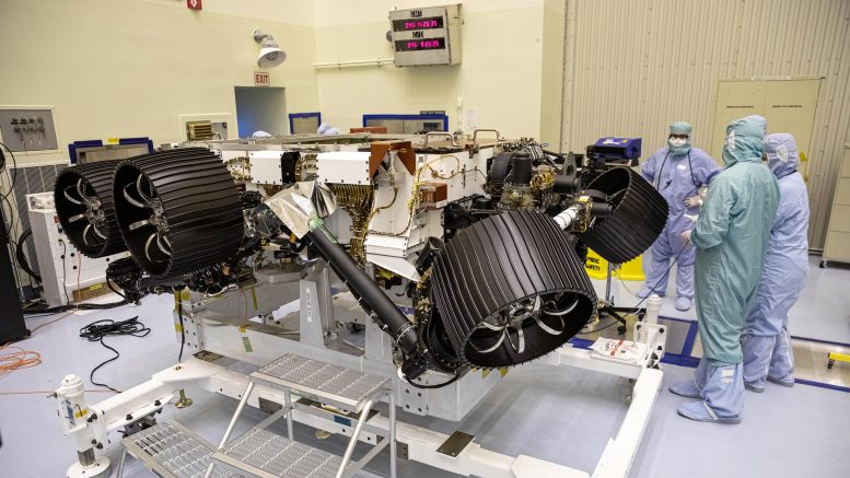 NASA Mars 2020 Rover Perseverance Processing