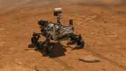 NASA Mars Perseverance Rover Driving