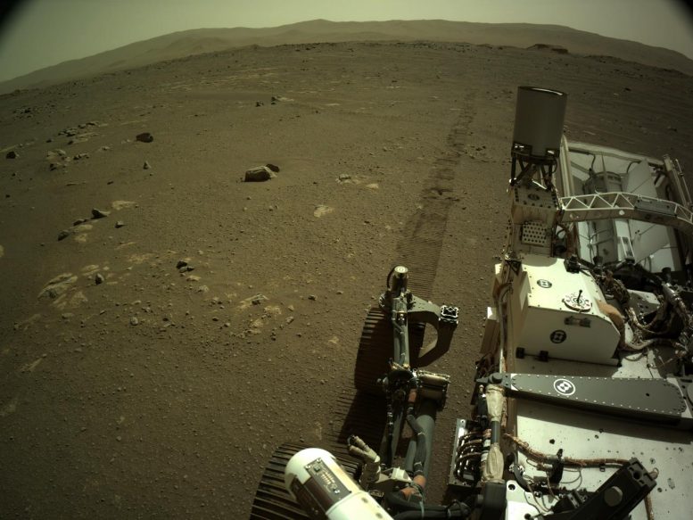 NASA Mars Perseverance Rover Driving