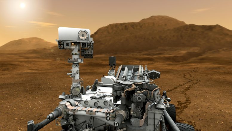 NASA Mars Rover Curiosity Artist's Concept