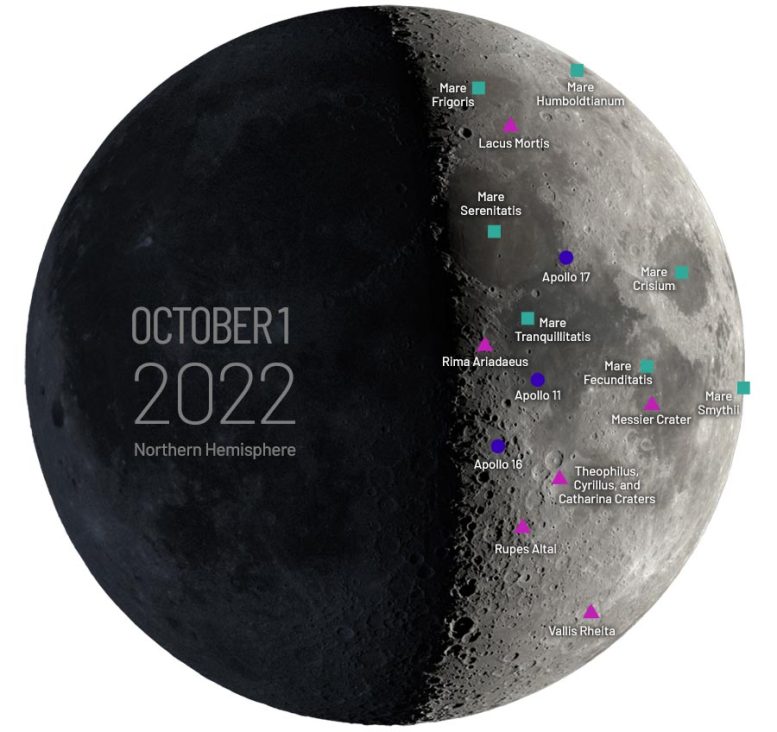 NASA Moon Map 2022