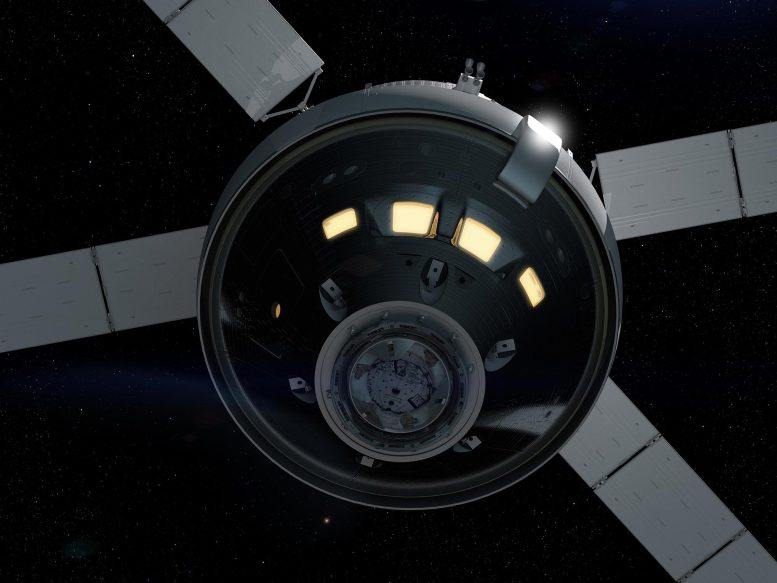 NASA Orion Spacecraft in Space