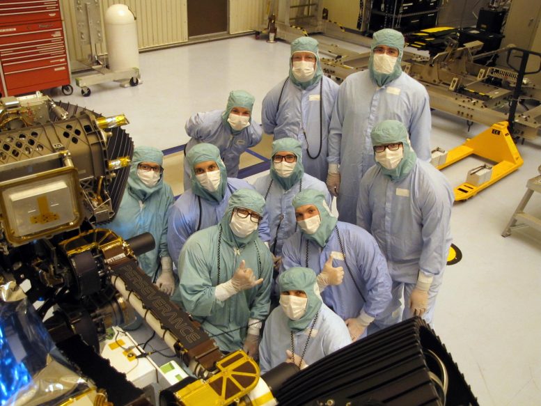 NASA Perseverance JPL Assembly