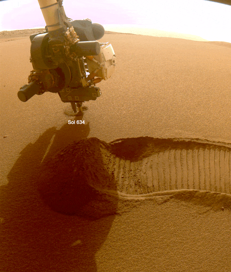 NASA Perseverance Mars Rover Collects Regolith