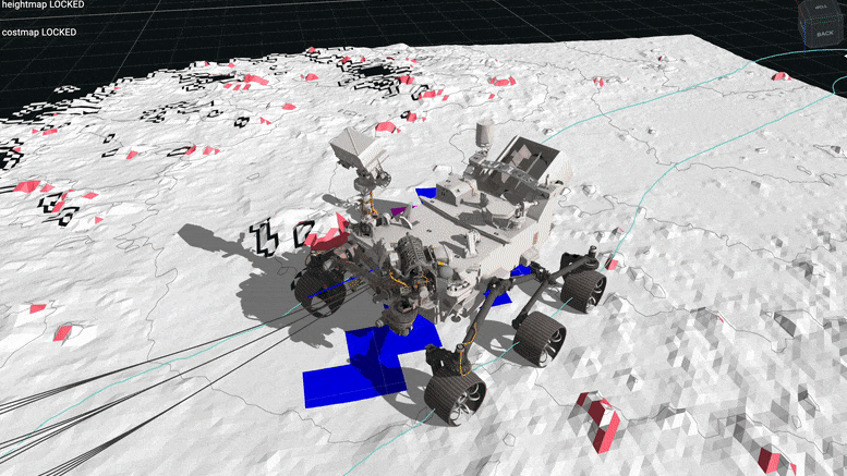 Mire al rover Perseverance de la NASA usar AutoNav para evitar rocas en Marte