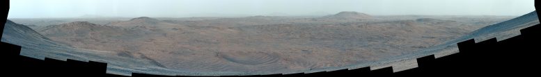 NASA Perseverance Rover Outside Jezero Crater Mosaic