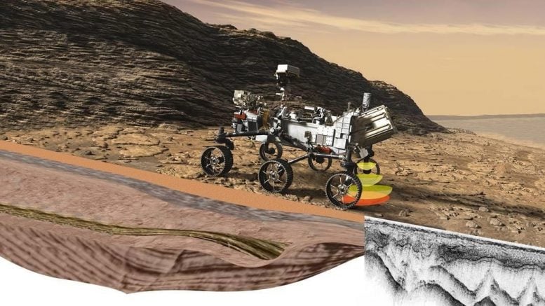 NASA Perseverance Rover RIMFAX at Work