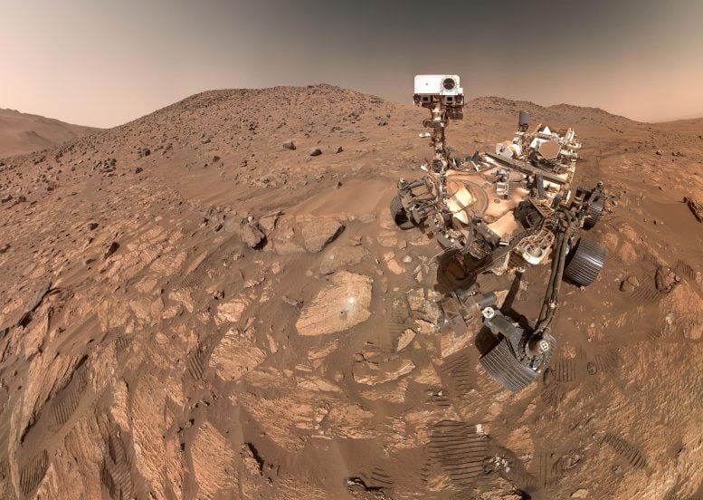 NASA Perseverance Rover’s Selfie With ‘Cheyava Falls’