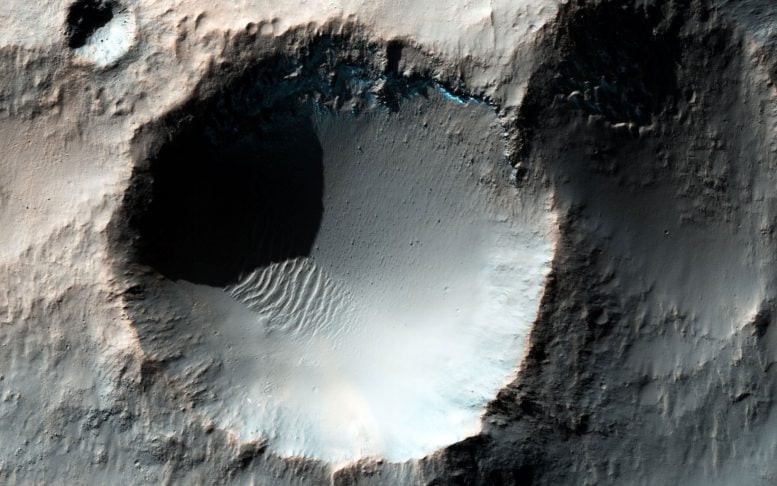 NASA Pi Day Crater Image