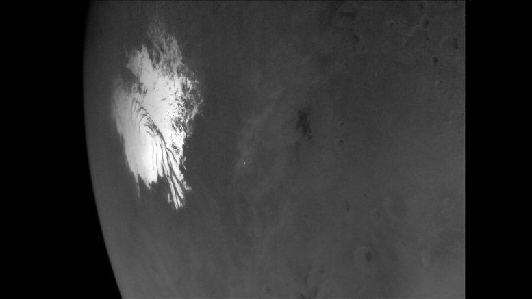 NASA Psyche Mars South Polar Cap
