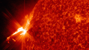NASA SDO Solar Flare April 2022 Crop