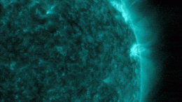 NASA SDO Solar Flare January 2022 Zoom Crop