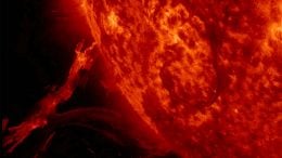 NASA Study Shows Solar Storms Can Drain Electrical Charge Above Earth