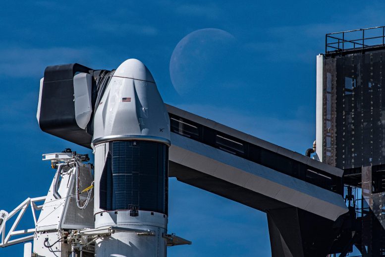NASA SpaceX CRS-27 Dragon Before Liftoff