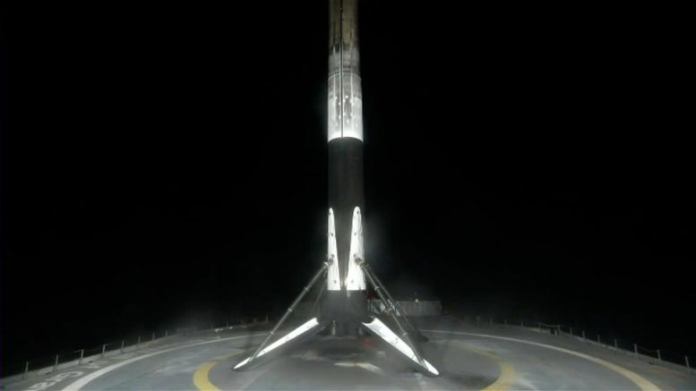 NASA SpaceX CRS-27 Falcon 9 First Stage Lands