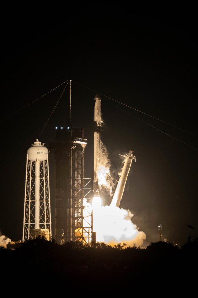 NASA SpaceX CRS-27 Falcon 9 Rocket Liftoff