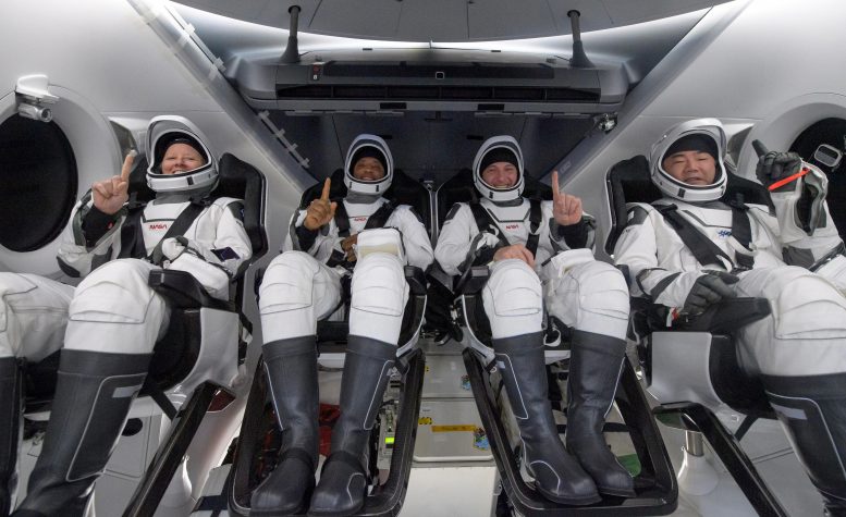 NASA SpaceX Crew-1 Astronauts Spash Down