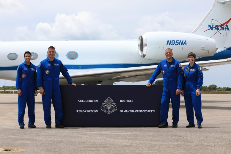 NASA’s SpaceX Crew-4 Astronauts Arrive at Florida Spaceport