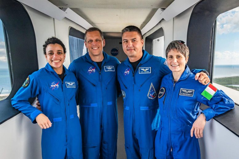 NASA SpaceX Crew-4 Astronauts Kennedy Space Center