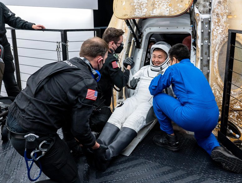 NASA SpaceX Crew-5 Return Koichi Wakata